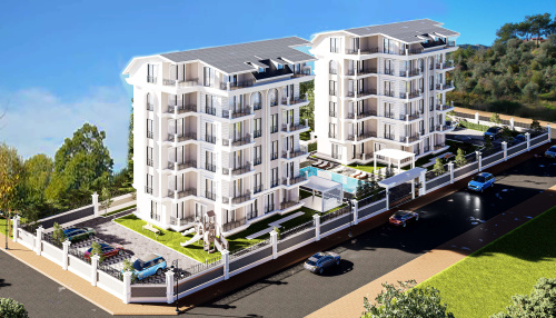 Современный комплекс в городе Газипаша, Алания