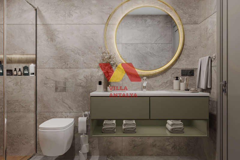 Новые квартиры 2+1 и 3+1 в Алании, с ВНЖ. Фото 19