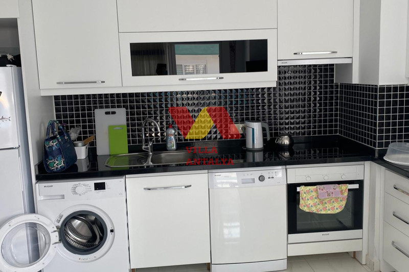 Квартира 1+1 Алания, Махмутлар с видом на море в аренду. Фото 1