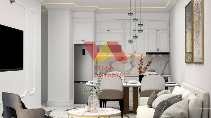 Новый проект с квартирами 1+1 и 2+1 в Алании. Фото 6