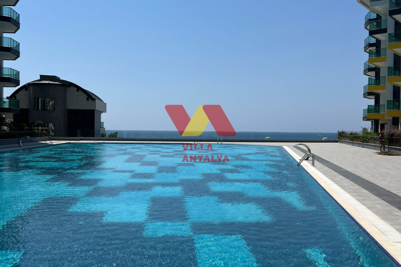 Квартира 1+1  в видом на море в Алании, Каргыджак. Фото 18