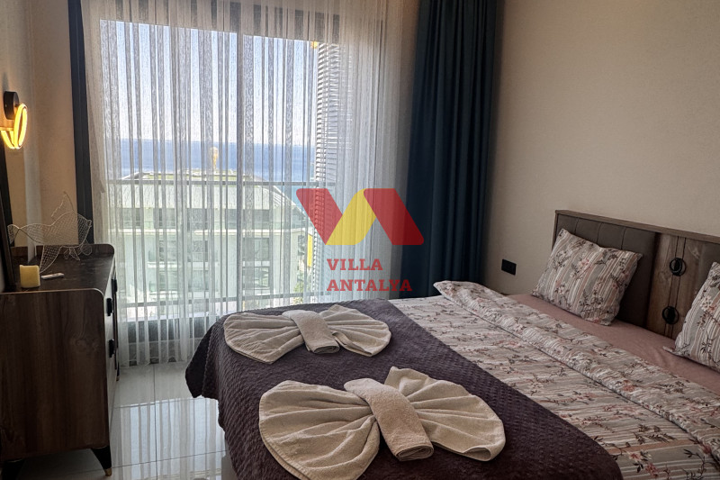 Квартира 1+1  в видом на море в Алании, Каргыджак. Фото 42