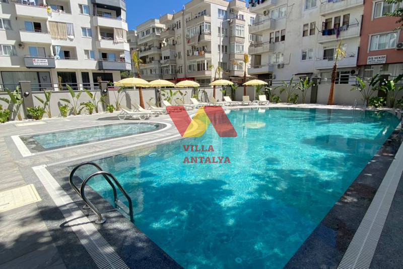 Квартира 1+1 с видом на море в Алании, Махмутлар. Фото 19