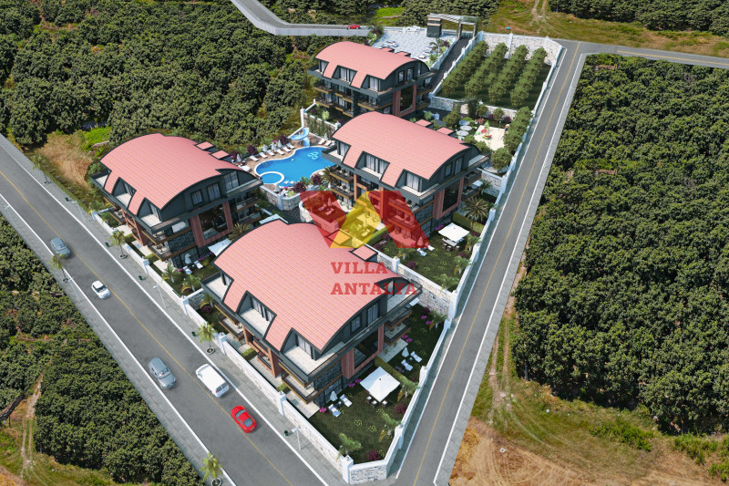 Новые дуплексы 2+1 и 3+1, с ВНЖ в Алании. Фото 8